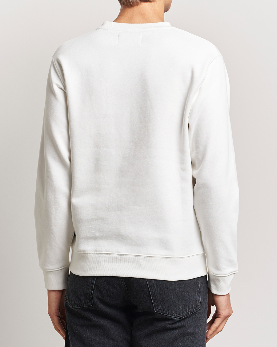 Homme | Pulls Et Tricots | Replay | Tonal Logo Crew Neck Sweatshirt Off White