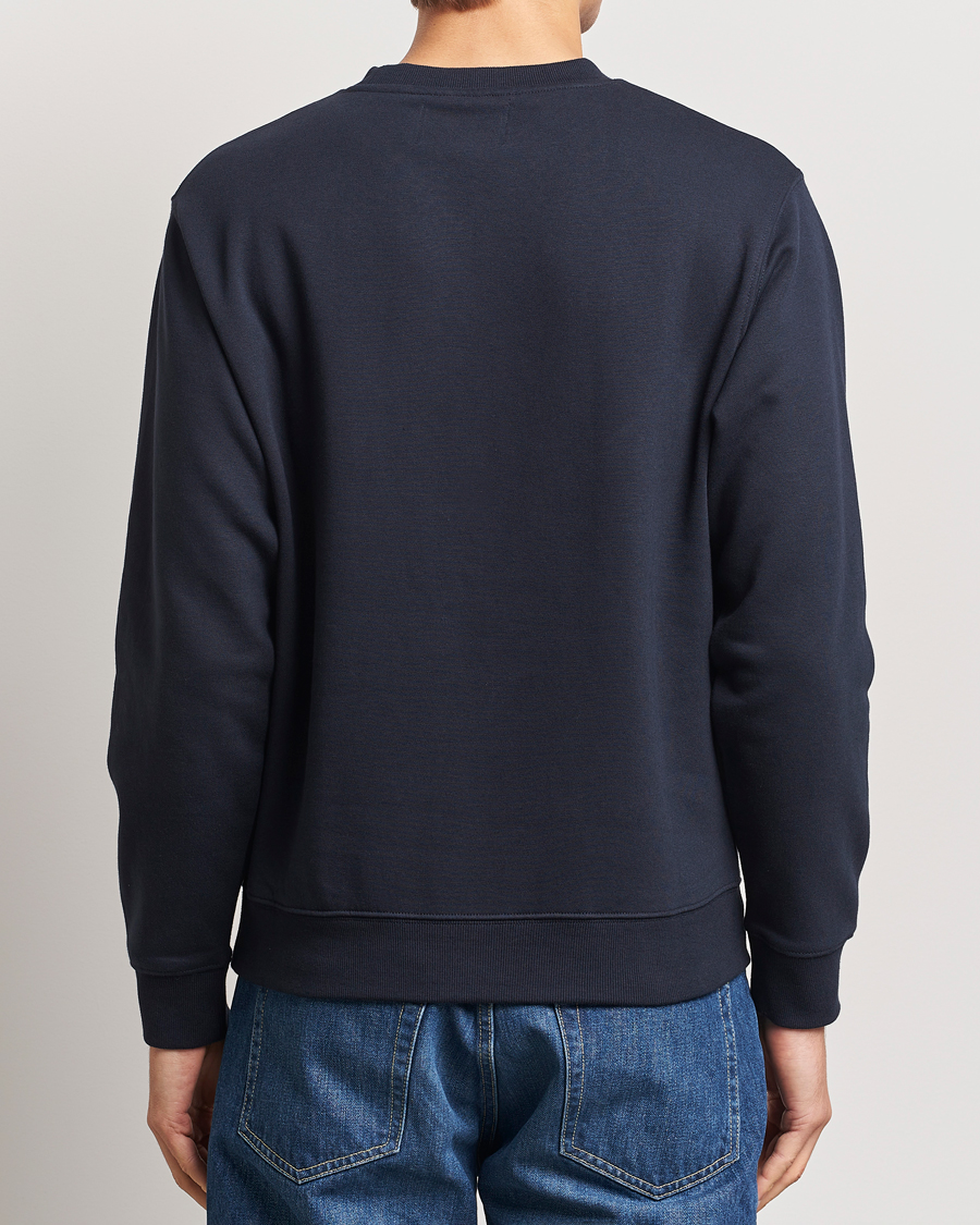 Homme | Pulls Et Tricots | Replay | Tonal Logo Crew Neck Sweatshirt Navy