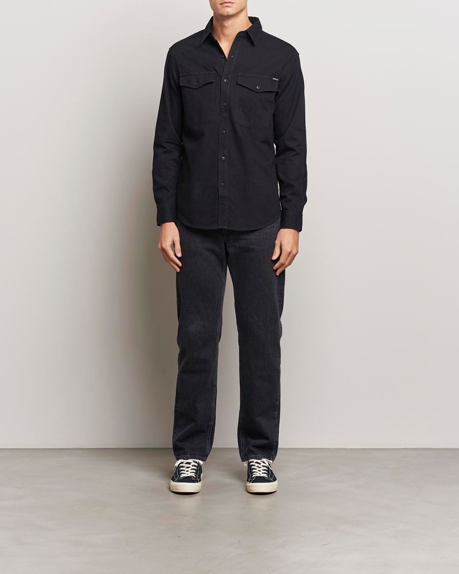 Homme | Chemises | Replay | Denim Shirt Washed Black