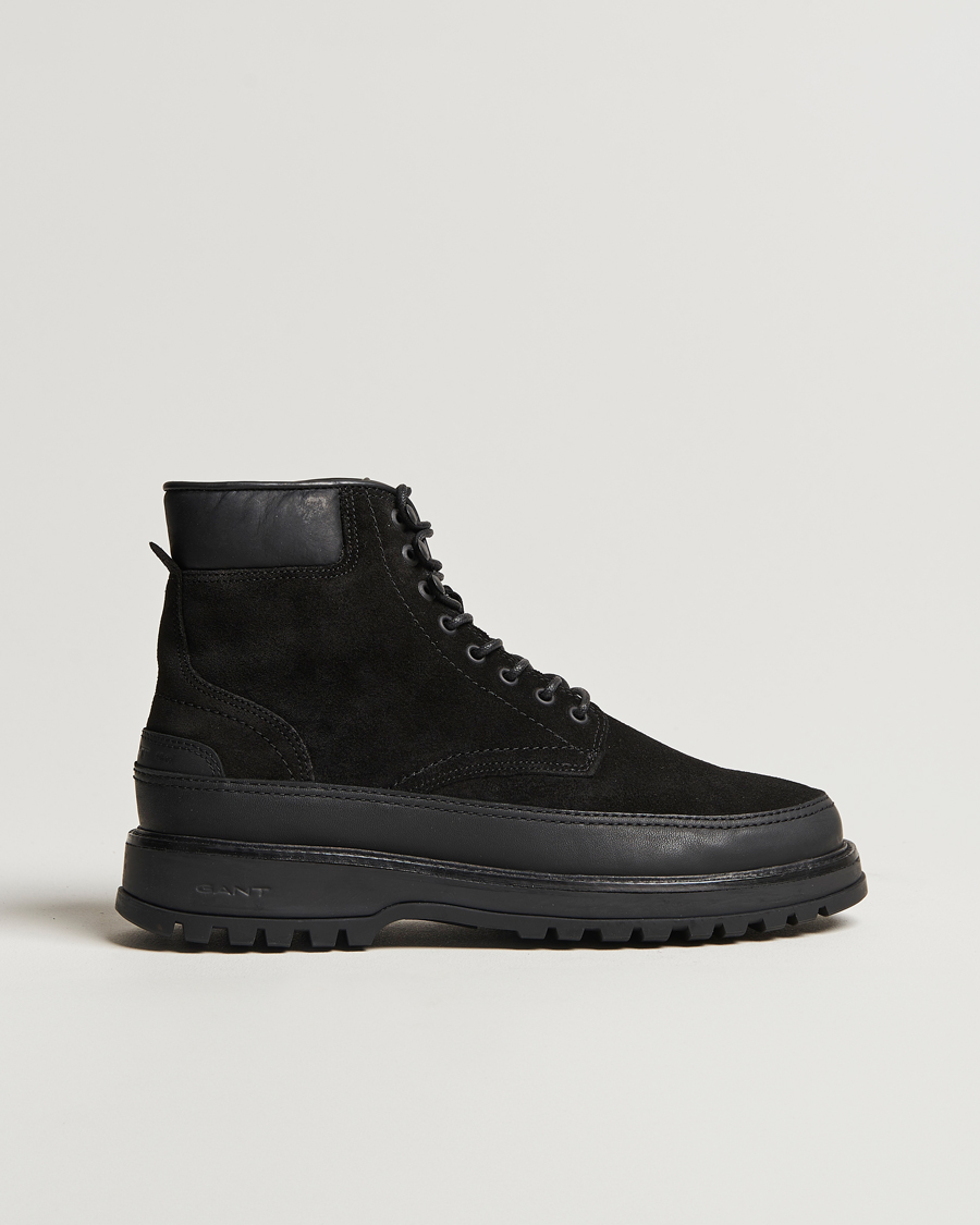 Homme | GANT Clefton Felt Lined Suede Boot Black | GANT | Clefton Felt Lined Suede Boot Black