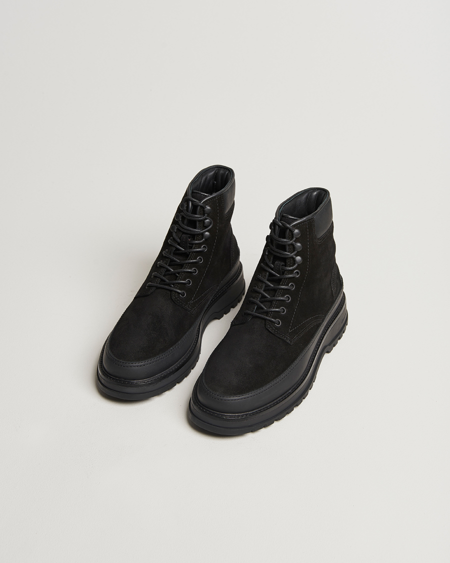 Homme | GANT Clefton Felt Lined Suede Boot Black | GANT | Clefton Felt Lined Suede Boot Black