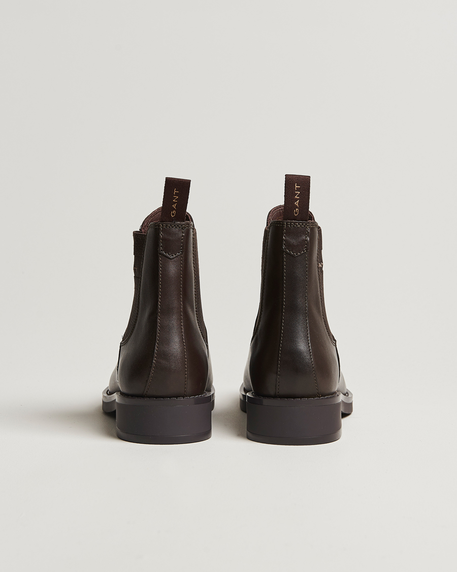 Homme | GANT Prepdale Leather Chelsea Boot Dark Brown | GANT | Prepdale Leather Chelsea Boot Dark Brown