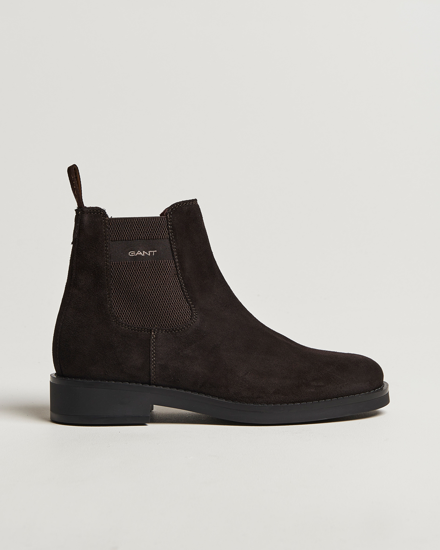 Homme | GANT Prepdale Suede Chelsea Boot Espresso Brown | GANT | Prepdale Suede Chelsea Boot Espresso Brown