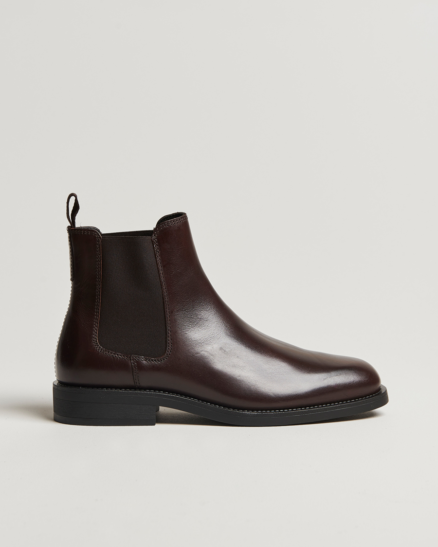 Homme | GANT Rizmood Leather Chelsea Boot Dark Brown | GANT | Rizmood Leather Chelsea Boot Dark Brown