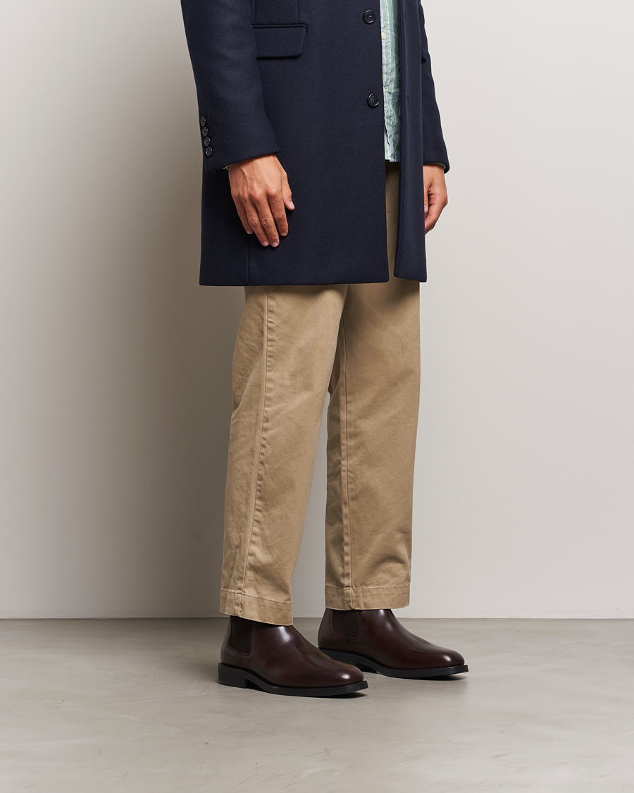 Homme | GANT Rizmood Leather Chelsea Boot Dark Brown | GANT | Rizmood Leather Chelsea Boot Dark Brown