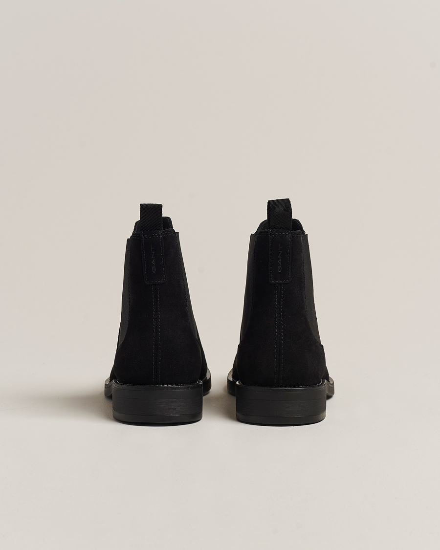 Homme | GANT Rizmood Suede Chelsea Boot Black | GANT | Rizmood Suede Chelsea Boot Black