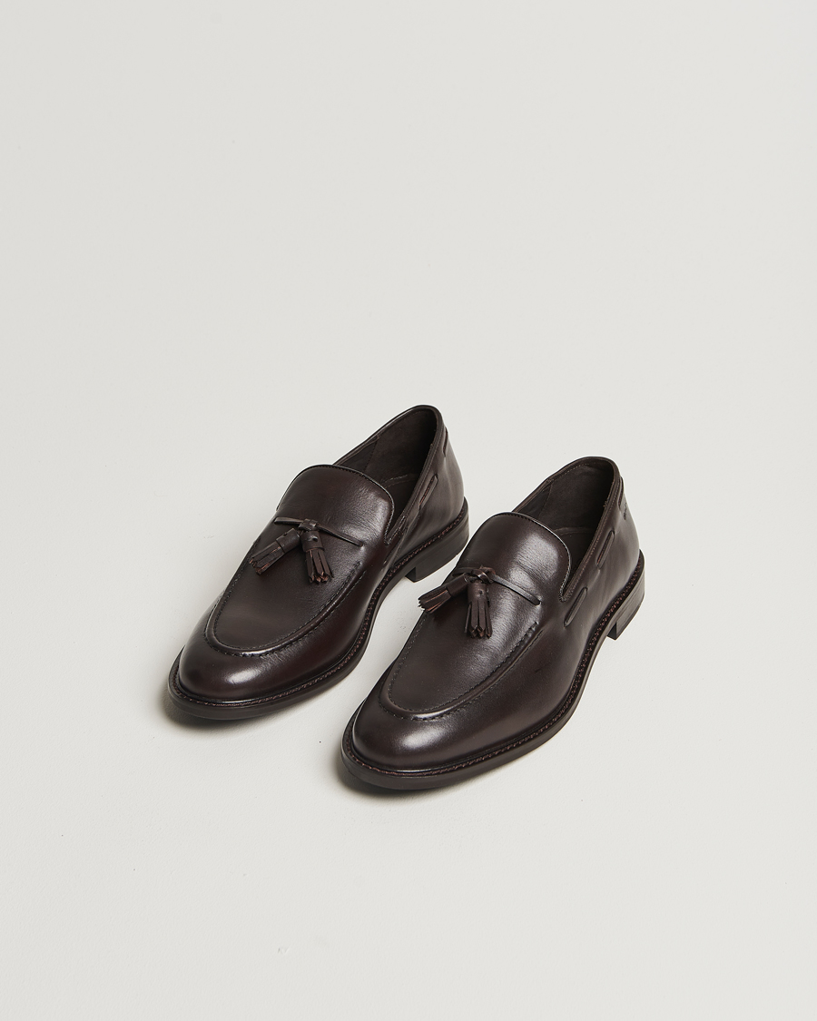 Homme | GANT Lozham Leather Tassle Loafer Dark Brown | GANT | Lozham Leather Tassle Loafer Dark Brown