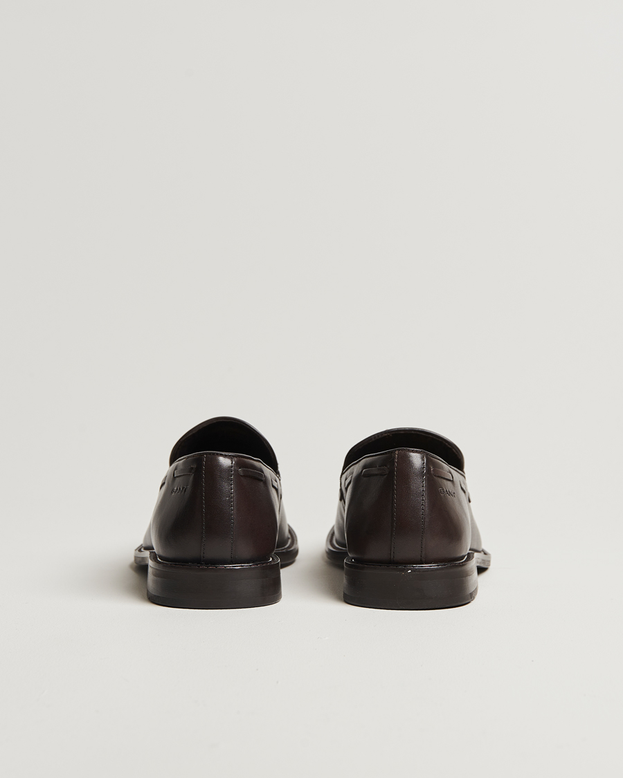 Homme | GANT Lozham Leather Tassle Loafer Dark Brown | GANT | Lozham Leather Tassle Loafer Dark Brown