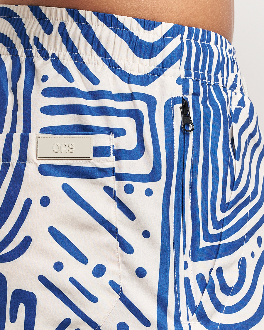 Homme | Maillots De Bain | OAS | Eldovado Swim Shorts Blue/White