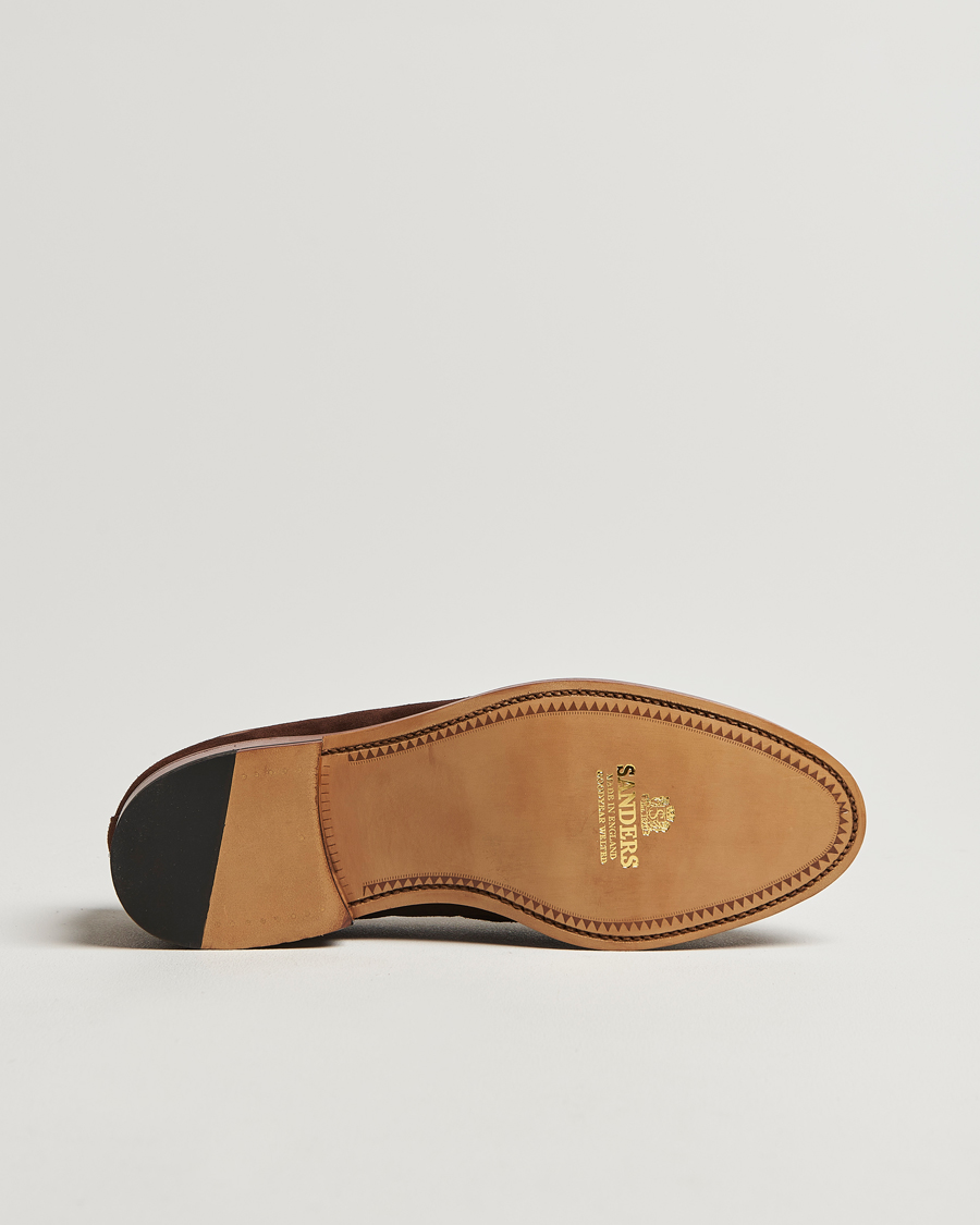 Homme | Sanders Finschley Suede Tassel Loafer Polo Snuff | Sanders | Finschley Suede Tassel Loafer Polo Snuff