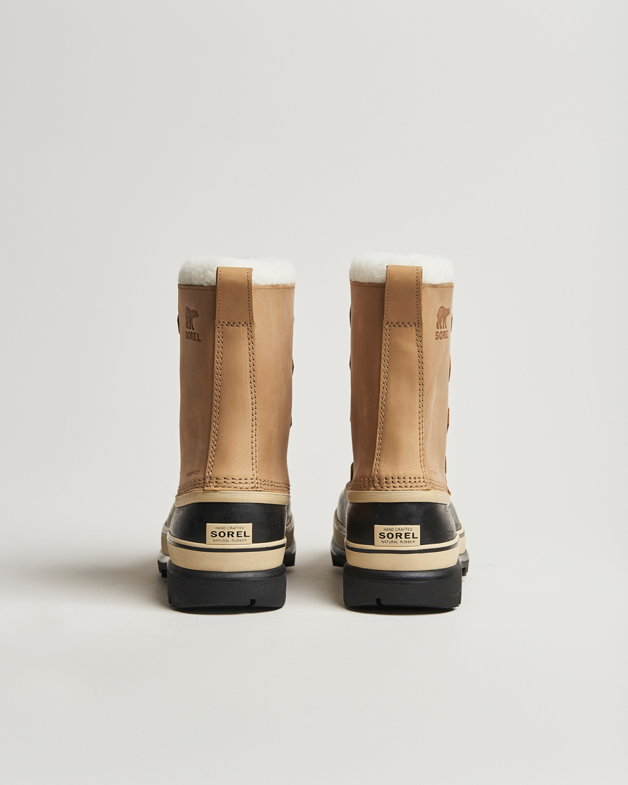 Homme | Bottes | Sorel | Caribou WP Felt Lined Leather Boots Buff