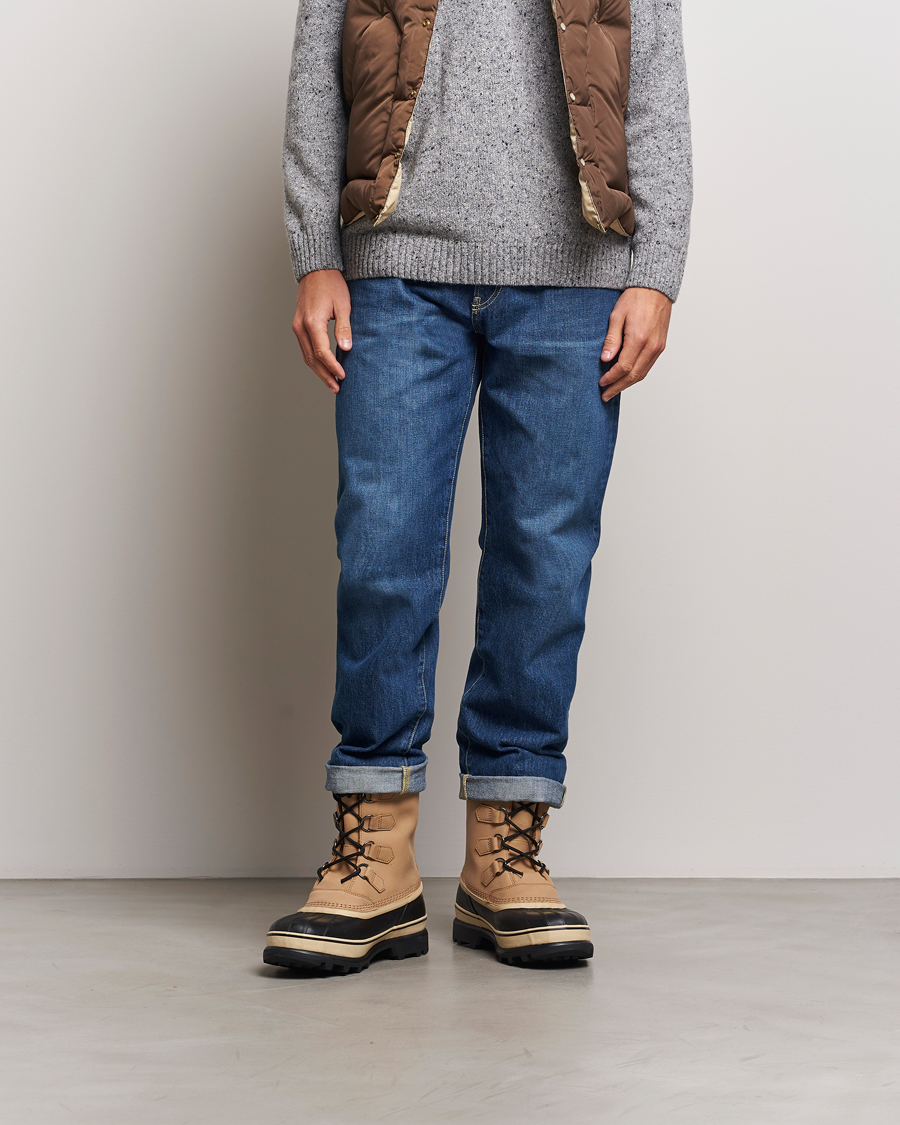 Homme | Bottes | Sorel | Caribou WP Felt Lined Leather Boots Buff