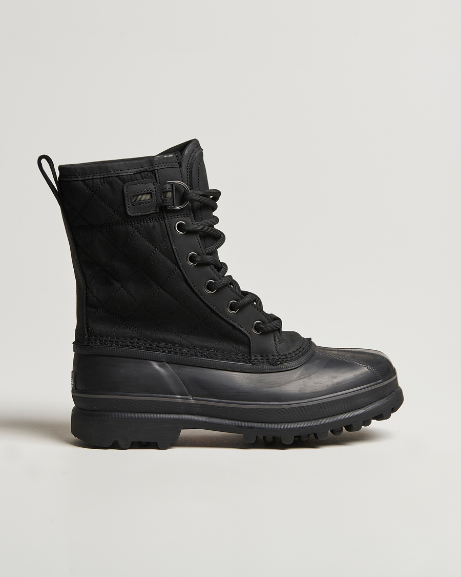 Homme | Sorel Caribou Royal WP Canvas Boots Black | Sorel | Caribou Royal WP Canvas Boots Black