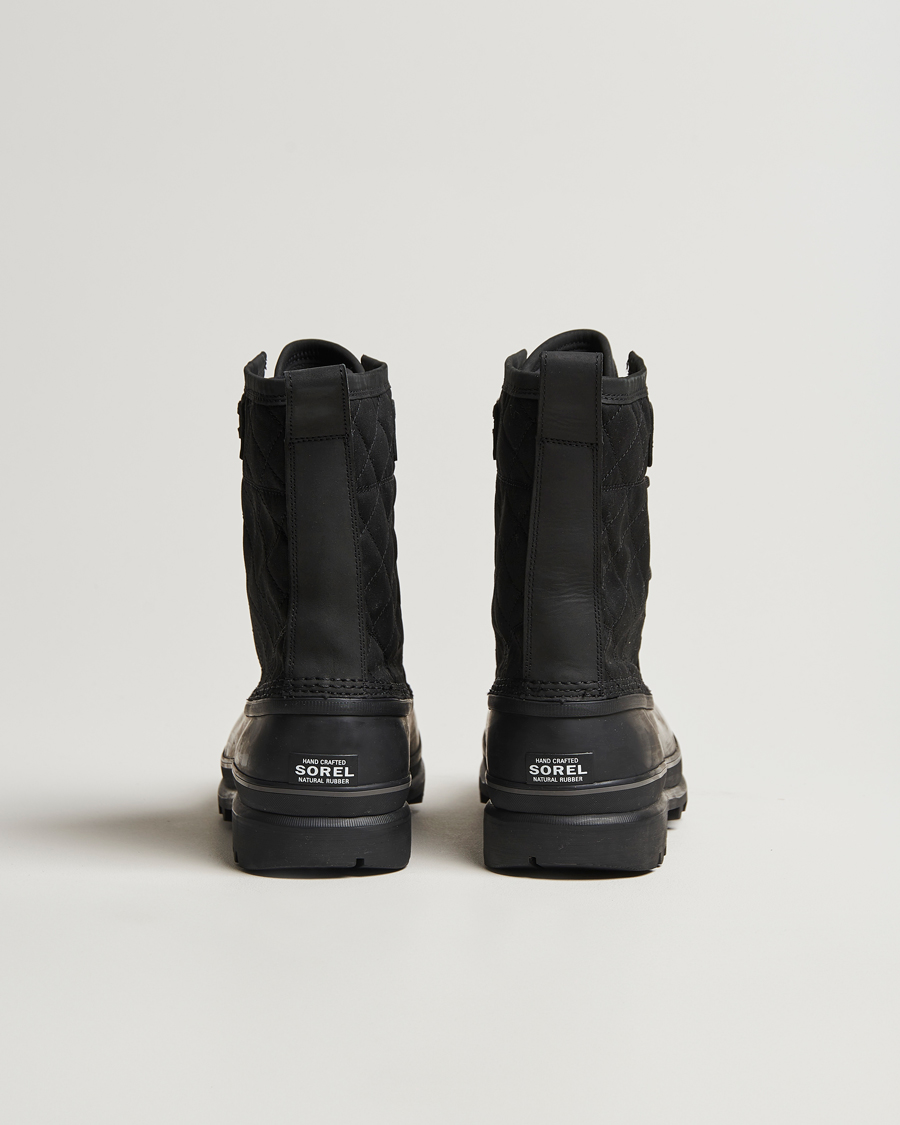 Homme | Sorel Caribou Royal WP Canvas Boots Black | Sorel | Caribou Royal WP Canvas Boots Black