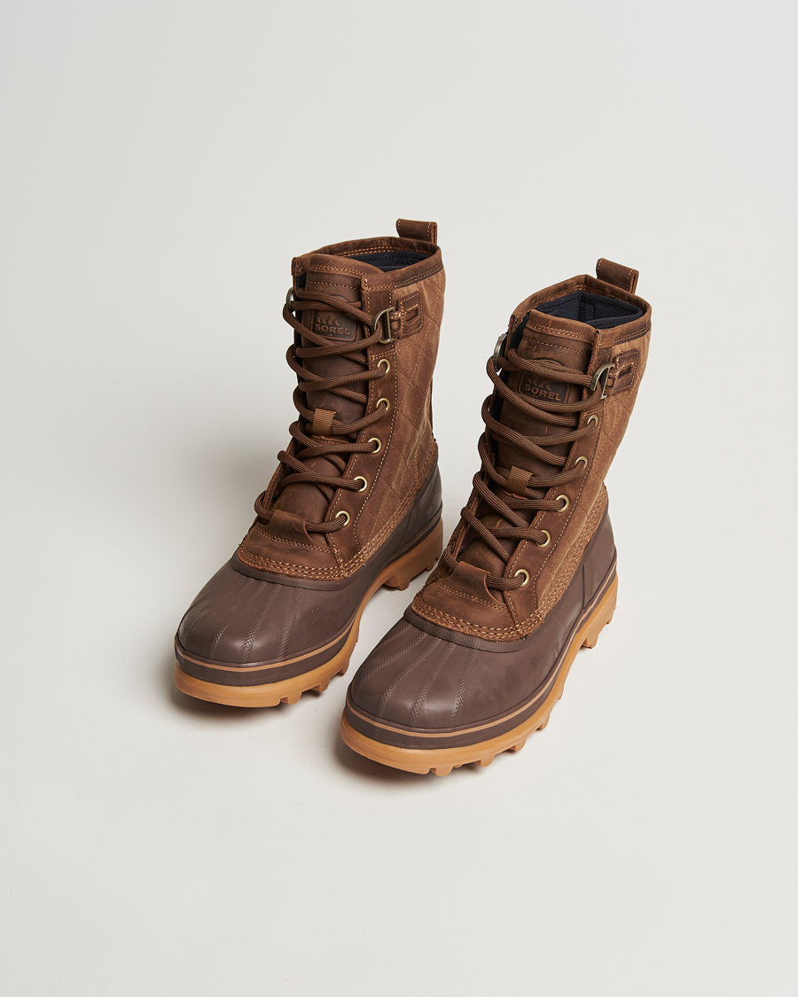 Homme | Sorel Caribou Royal WP Canvas Boots Velvet Tan | Sorel | Caribou Royal WP Canvas Boots Velvet Tan