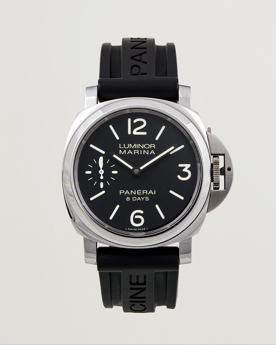 Homme | Panerai Pre-Owned Luminor Marina 8 Days 00510 Silver | Panerai Pre-Owned | Luminor Marina 8 Days 00510 Silver