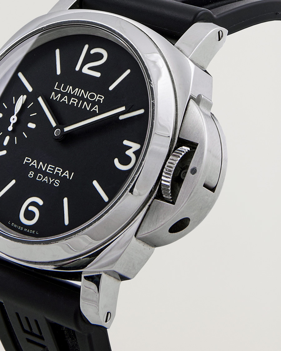 Homme | Panerai Pre-Owned Luminor Marina 8 Days 00510 Silver | Panerai Pre-Owned | Luminor Marina 8 Days 00510 Silver