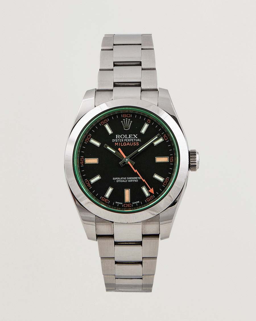 Homme | Rolex Pre-Owned Milgauss 116400GV Silver | Rolex Pre-Owned | Milgauss 116400GV Silver