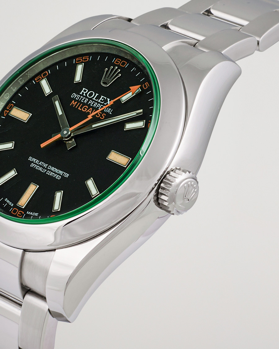 Homme | Rolex Pre-Owned Milgauss 116400GV Silver | Rolex Pre-Owned | Milgauss 116400GV Silver