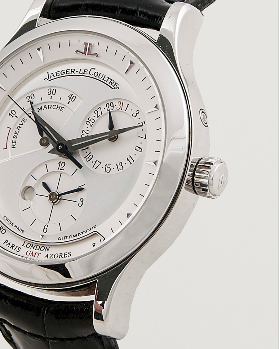 Homme | Jaeger-LeCoultre Pre-Owned Master Geographic 142.8.92 Silver | Jaeger-LeCoultre Pre-Owned | Master Geographic 142.8.92 Silver