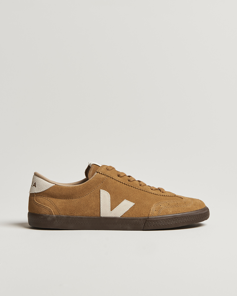 Homme | Veja Volley Suede Sneaker Tent Natural Eagle | Veja | Volley Suede Sneaker Tent Natural Eagle