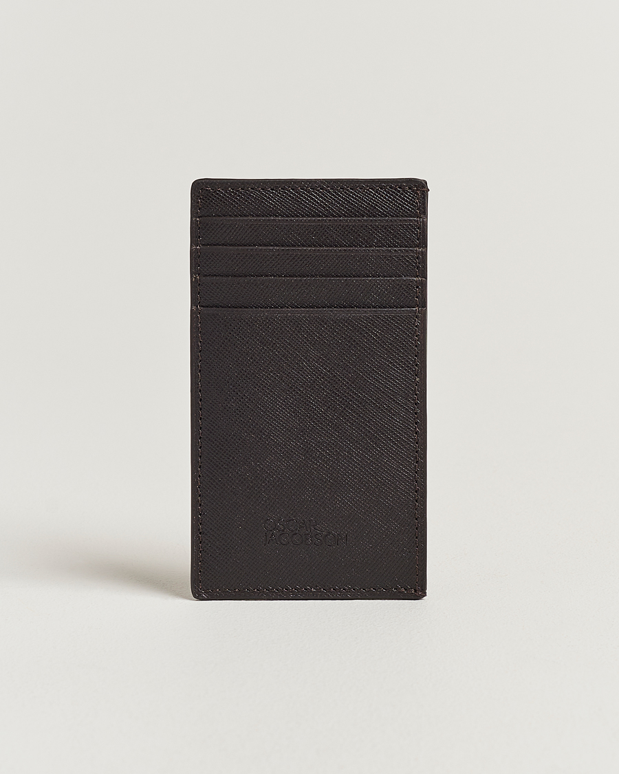 Homme | Oscar Jacobson Card Holder Leather Forastero Brown | Oscar Jacobson | Card Holder Leather Forastero Brown