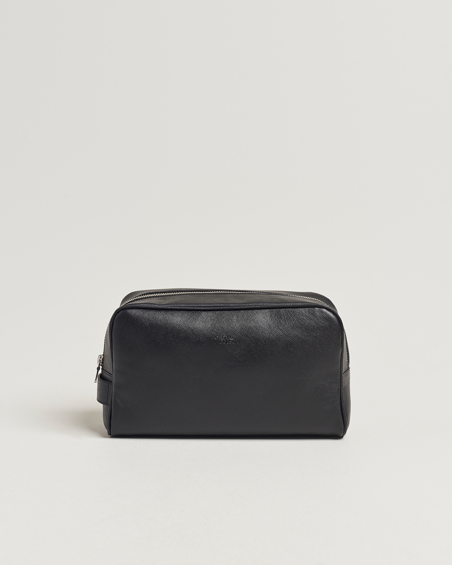 Homme | Oscar Jacobson Grooming Leather Case Black | Oscar Jacobson | Grooming Leather Case Black