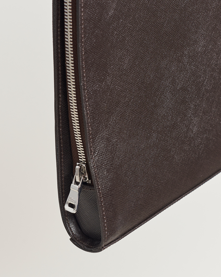 Homme | Oscar Jacobson Laptop Leather Holder Forastero Brown | Oscar Jacobson | Laptop Leather Holder Forastero Brown