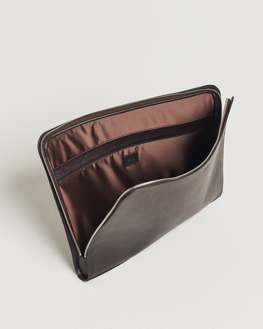 Homme | Oscar Jacobson Laptop Leather Holder Forastero Brown | Oscar Jacobson | Laptop Leather Holder Forastero Brown