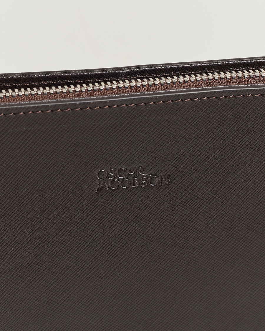 Homme | Oscar Jacobson Laptop Leather Holder Forastero Brown | Oscar Jacobson | Laptop Leather Holder Forastero Brown