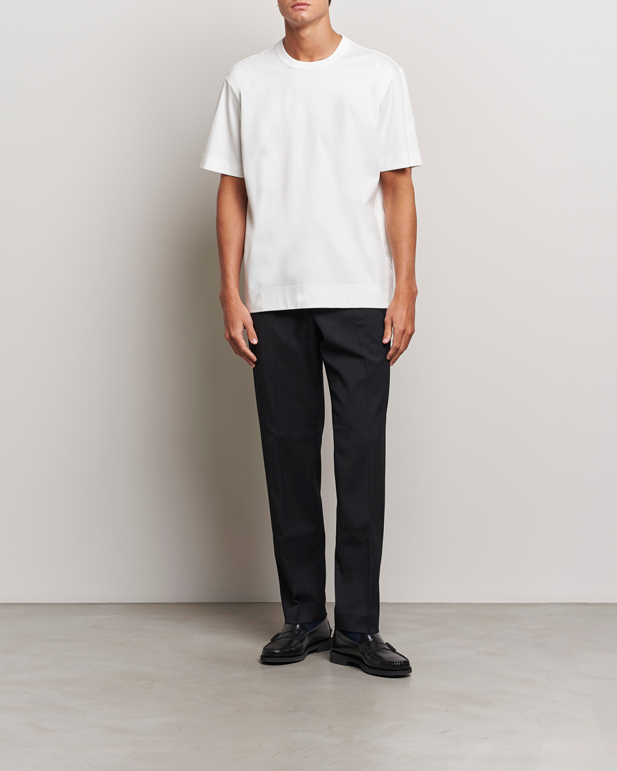 Homme | T-shirts | NN07 | Pedro Mercerized Crew Neck T-Shirt Cream