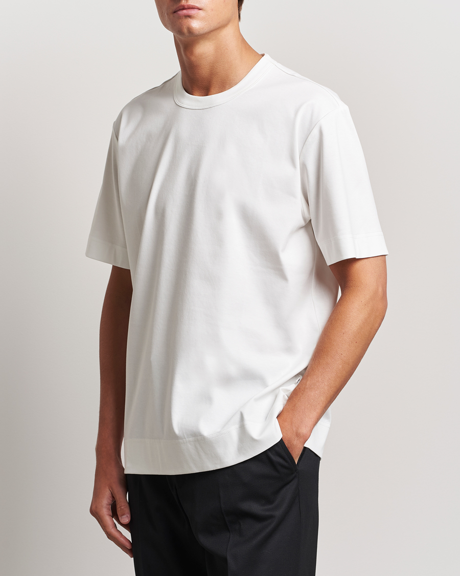 Homme | T-shirts | NN07 | Pedro Mercerized Crew Neck T-Shirt Cream