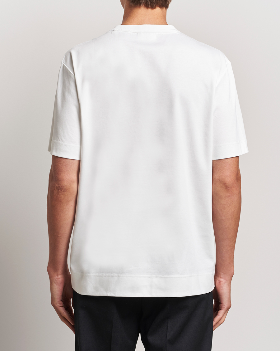 Homme | T-shirts | NN07 | Pedro Mercerized Crew Neck T-Shirt Cream