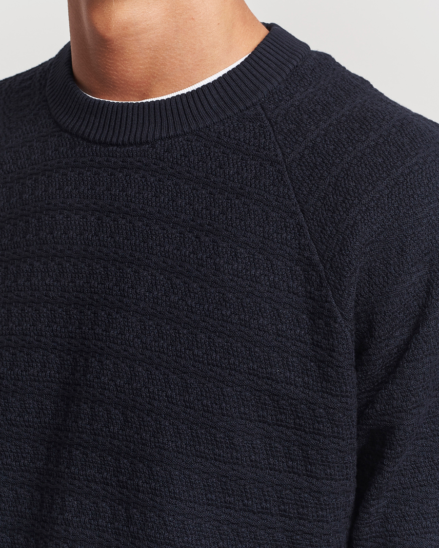 Homme | Pulls Et Tricots | NN07 | Collin Structured Knitted Sweater Navy Blue