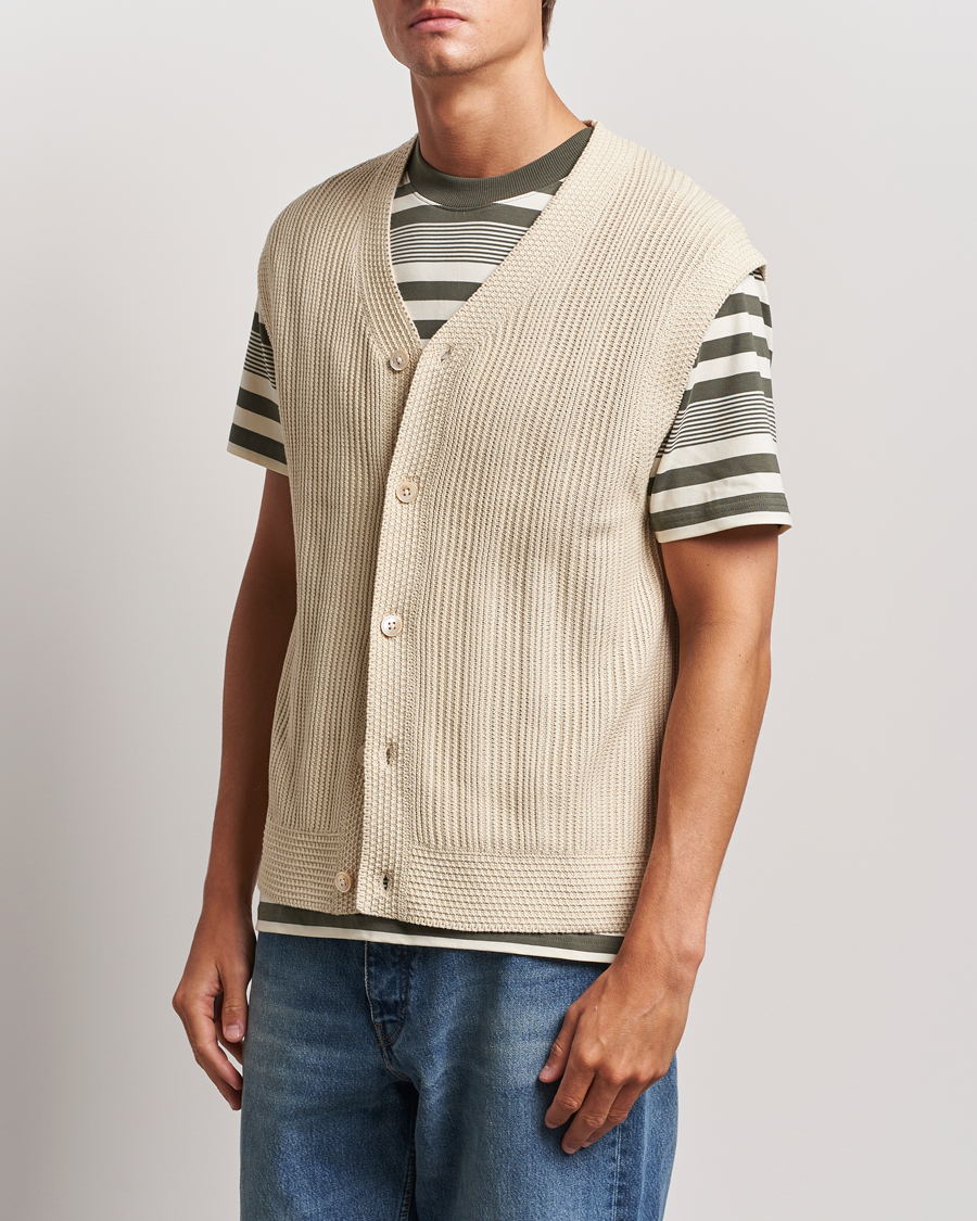 Homme | Pulls Et Tricots | NN07 | Reece Knitted Vest Ecru