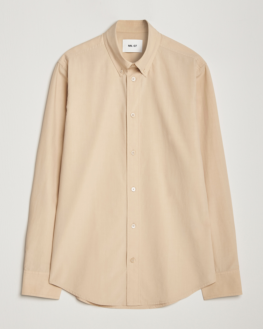 Homme | Chemises | NN07 | Colby Lyocell/Cotton Button Down Shirt White Peppar
