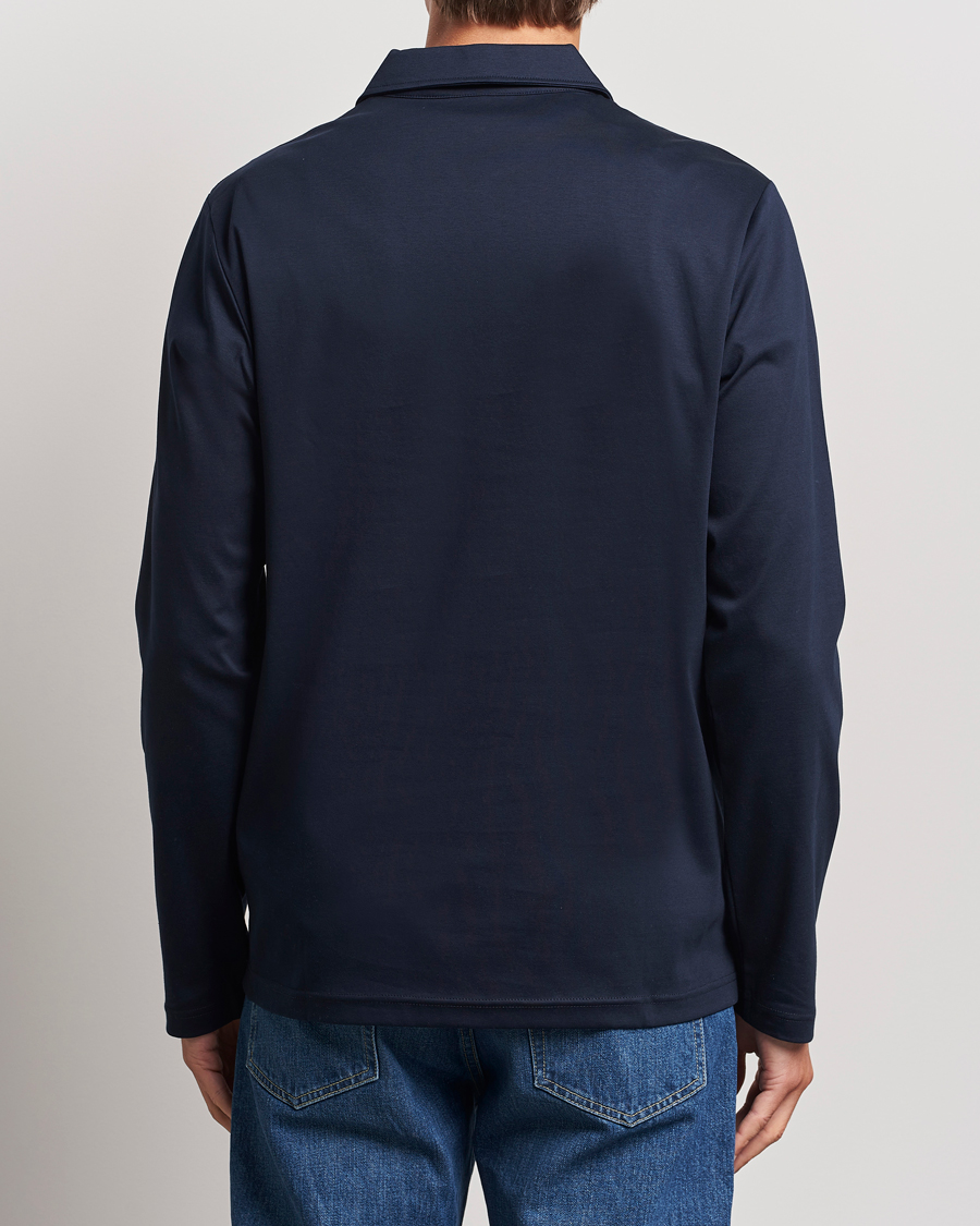 Homme | Pulls Et Tricots | NN07 | Ross Long Sleeve Half Zip Polo Navy Blue