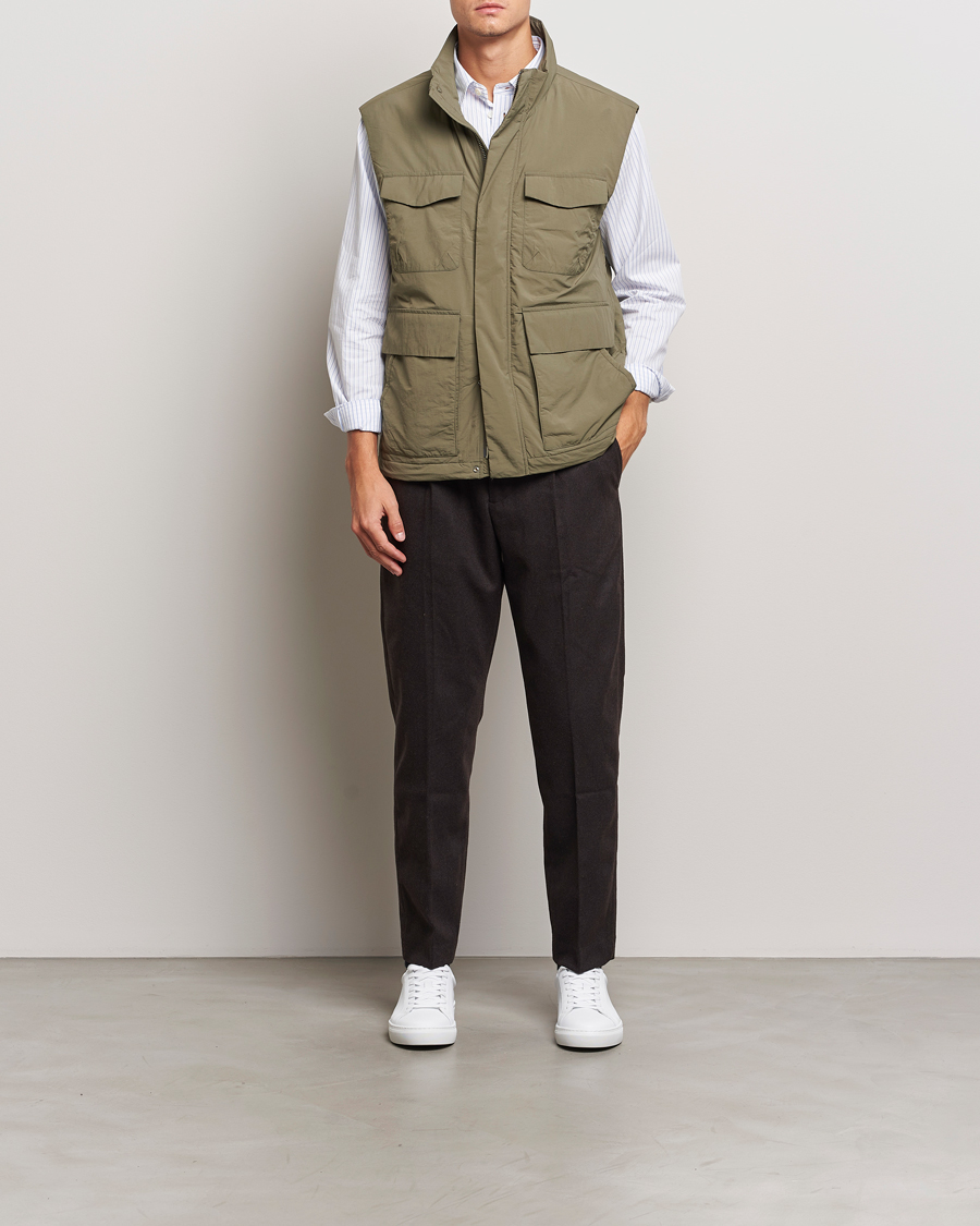 Homme | Manteaux Et Vestes | NN07 | Perry Nylon Padded Vest Capers Green