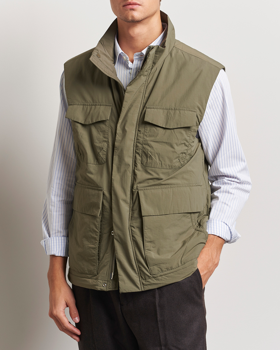 Homme | Manteaux Et Vestes | NN07 | Perry Nylon Padded Vest Capers Green
