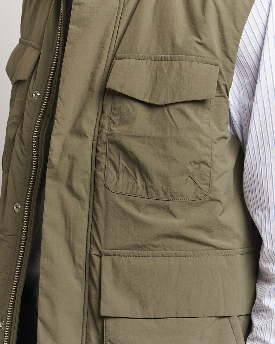 Homme | Manteaux Et Vestes | NN07 | Perry Nylon Padded Vest Capers Green