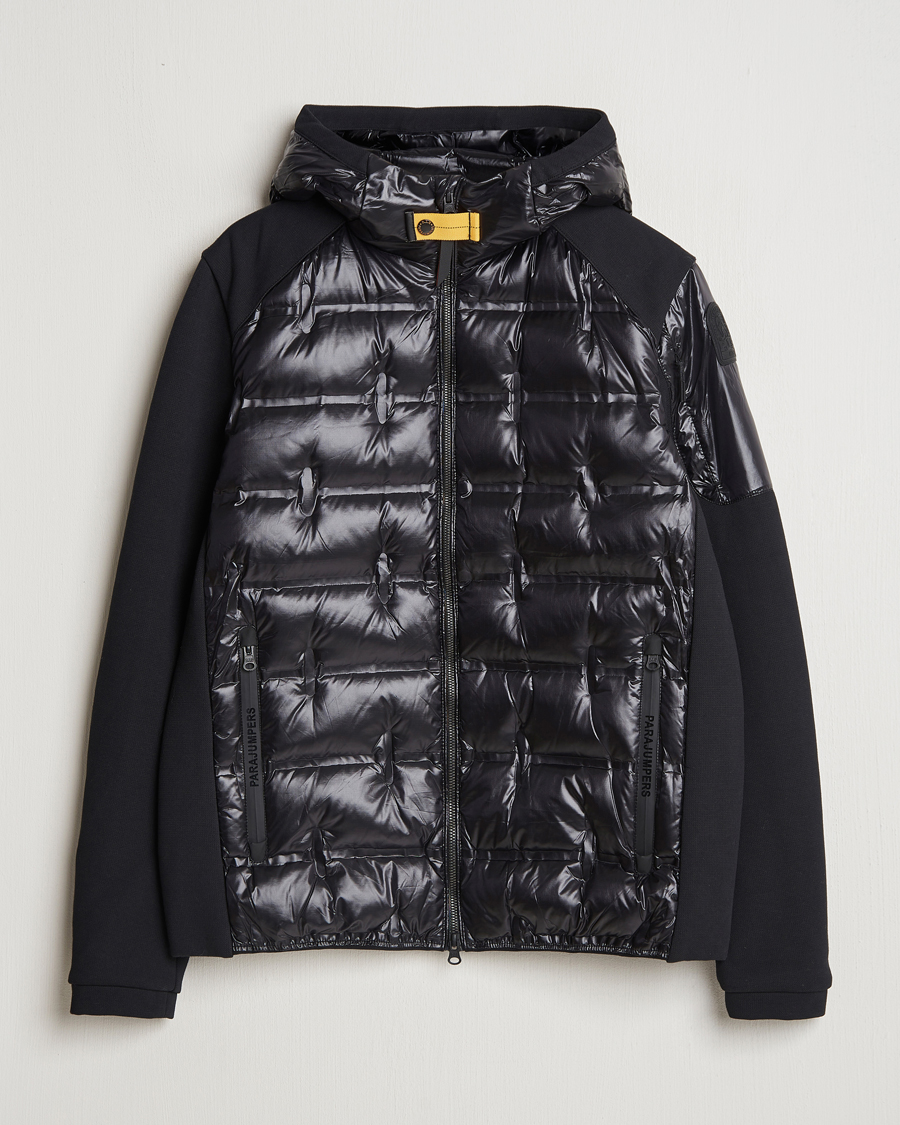 Homme | Manteaux Et Vestes | Parajumpers | Gyles Piquet Puffer Hybrid Jacket Black