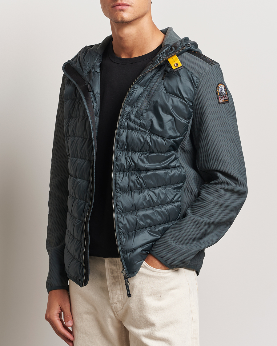Homme | Manteaux Et Vestes | Parajumpers | Nolan Hybrid Hooded Jacket Green Gables