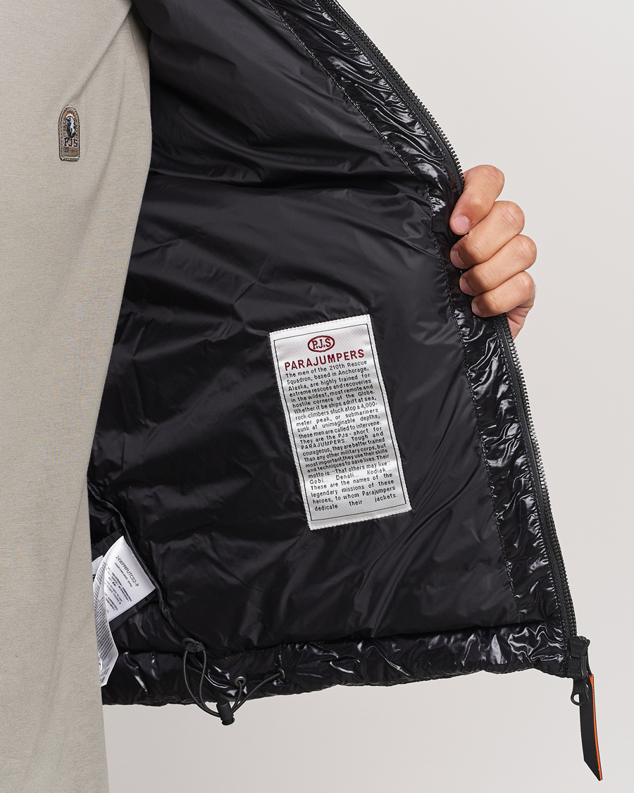 Homme | Manteaux Et Vestes | Parajumpers | Miroku Techno Puffer Hodded Jacket Black