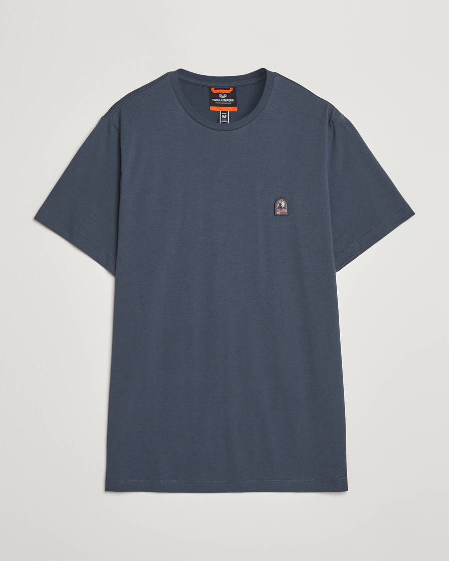 Homme | T-shirts | Parajumpers | Basic Patch T-Shirt Dark Avio