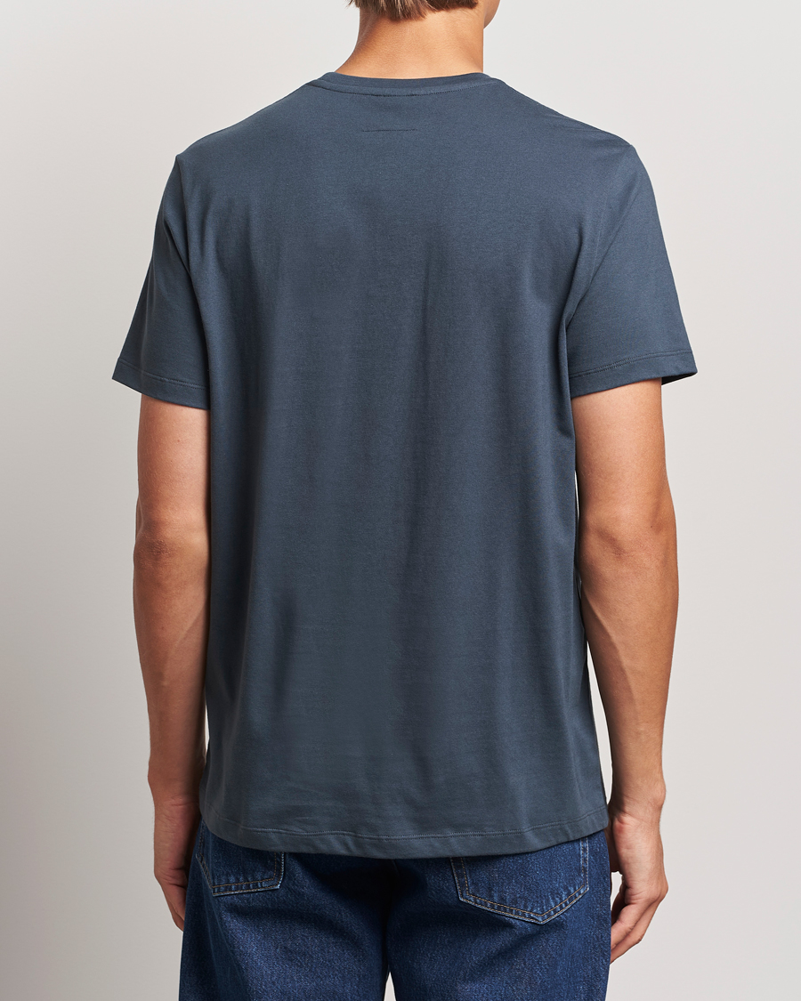 Homme | T-shirts | Parajumpers | Basic Patch T-Shirt Dark Avio