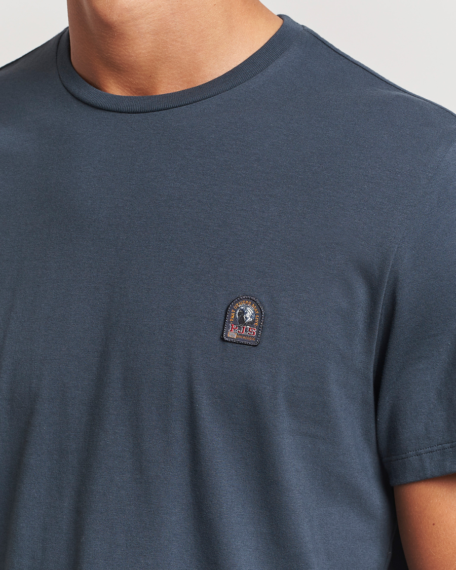 Homme | T-shirts | Parajumpers | Basic Patch T-Shirt Dark Avio