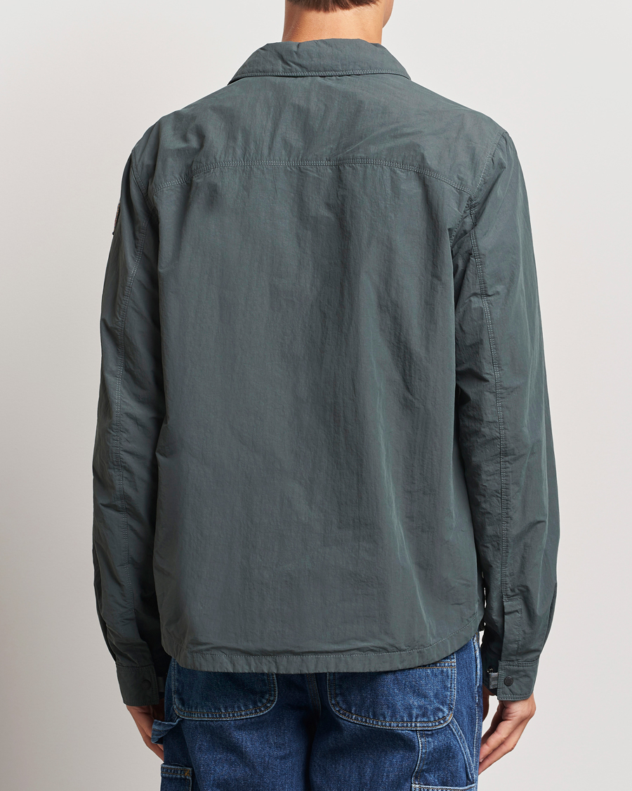 Homme | Manteaux Et Vestes | Parajumpers | Miura Peached Poplin Shirt Jacket Green Gables