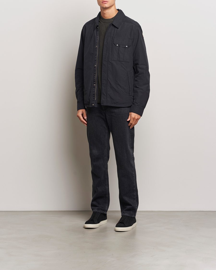 Homme | Manteaux Et Vestes | Parajumpers | Miura Peached Poplin Shirt Jacket Black
