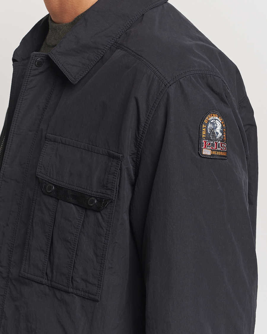 Homme | Manteaux Et Vestes | Parajumpers | Miura Peached Poplin Shirt Jacket Black