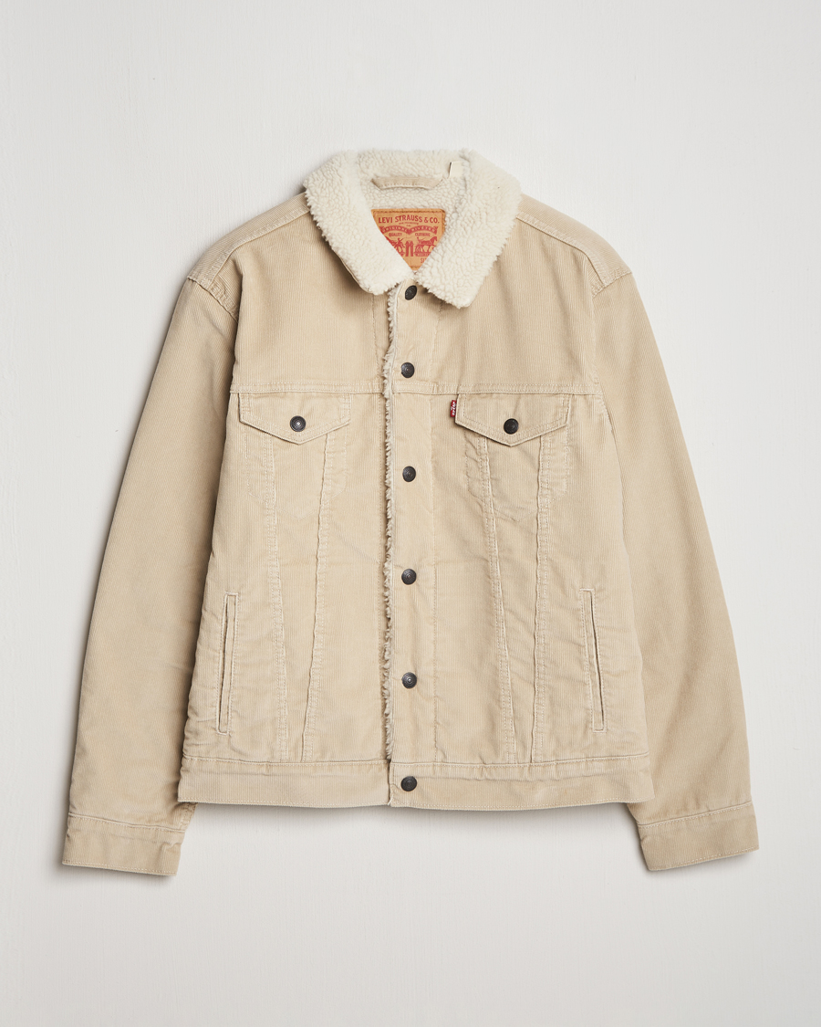 Homme | Manteaux Et Vestes | Levi's | Type III Sherpa Trucker Fields Of Rye Cord
